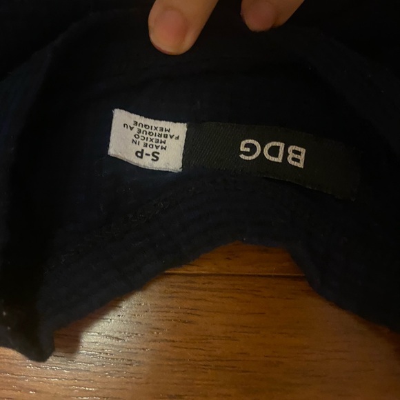 BDG Small black dress Short sleeve Black Ribbed A-Line Dress - Picture 5 of 5